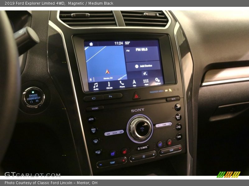 Magnetic / Medium Black 2019 Ford Explorer Limited 4WD