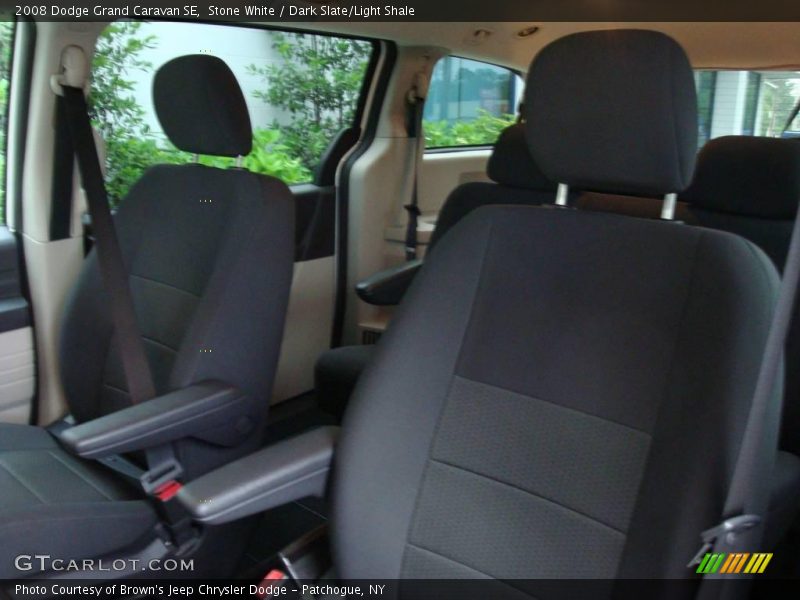 Stone White / Dark Slate/Light Shale 2008 Dodge Grand Caravan SE