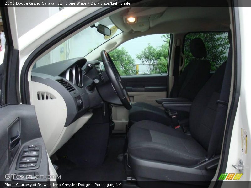 Stone White / Dark Slate/Light Shale 2008 Dodge Grand Caravan SE