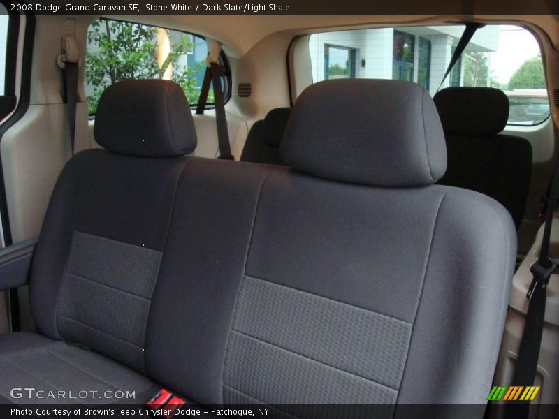 Stone White / Dark Slate/Light Shale 2008 Dodge Grand Caravan SE