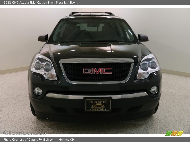 Carbon Black Metallic / Ebony 2012 GMC Acadia SLE
