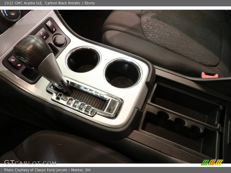 Carbon Black Metallic / Ebony 2012 GMC Acadia SLE