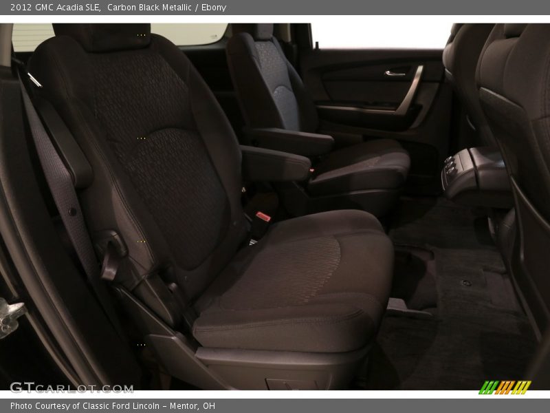 Carbon Black Metallic / Ebony 2012 GMC Acadia SLE