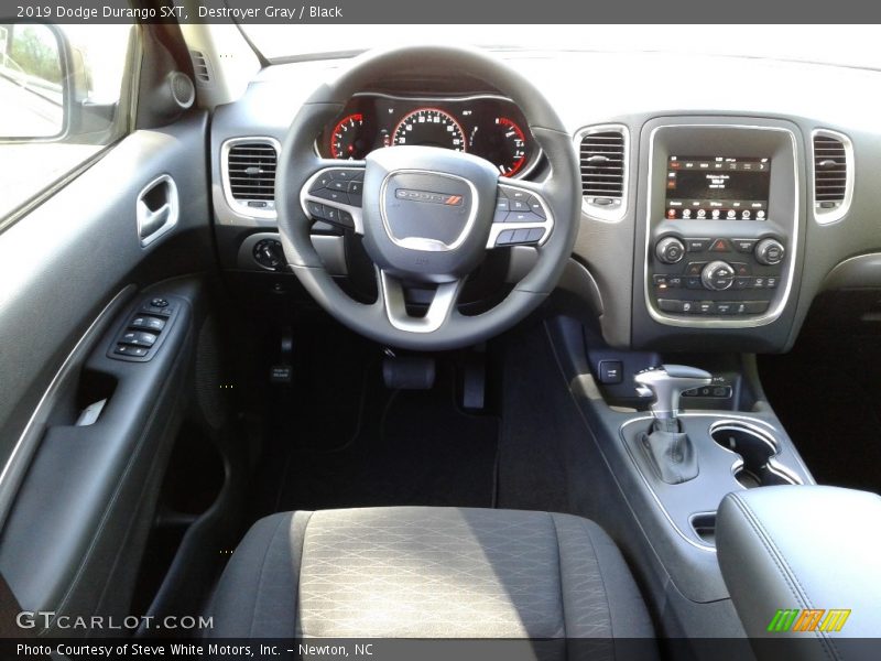 Destroyer Gray / Black 2019 Dodge Durango SXT
