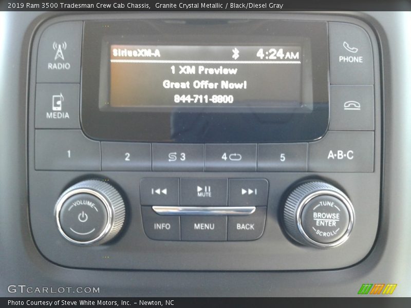 Granite Crystal Metallic / Black/Diesel Gray 2019 Ram 3500 Tradesman Crew Cab Chassis