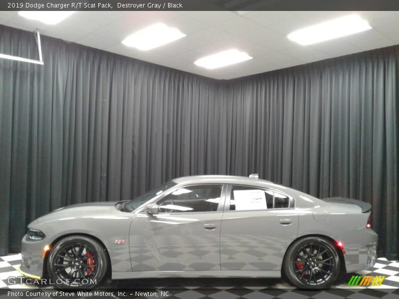 Destroyer Gray / Black 2019 Dodge Charger R/T Scat Pack