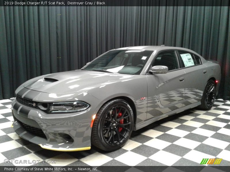 Destroyer Gray / Black 2019 Dodge Charger R/T Scat Pack