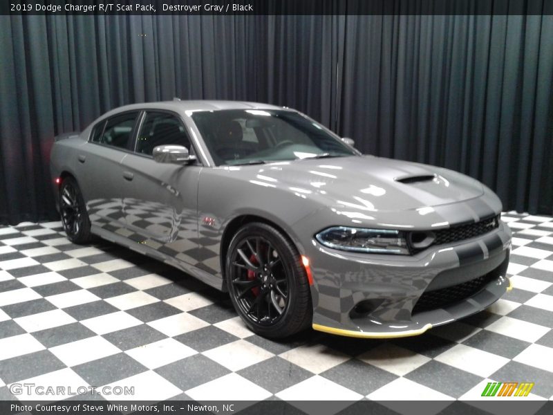 Destroyer Gray / Black 2019 Dodge Charger R/T Scat Pack
