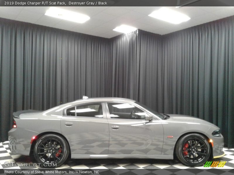 Destroyer Gray / Black 2019 Dodge Charger R/T Scat Pack