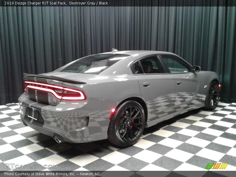 Destroyer Gray / Black 2019 Dodge Charger R/T Scat Pack