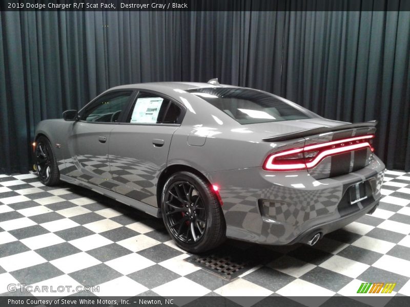 Destroyer Gray / Black 2019 Dodge Charger R/T Scat Pack