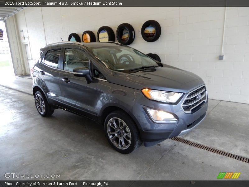 Smoke / Medium Light Stone 2018 Ford EcoSport Titanium 4WD