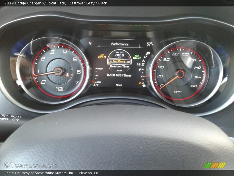 Destroyer Gray / Black 2019 Dodge Charger R/T Scat Pack