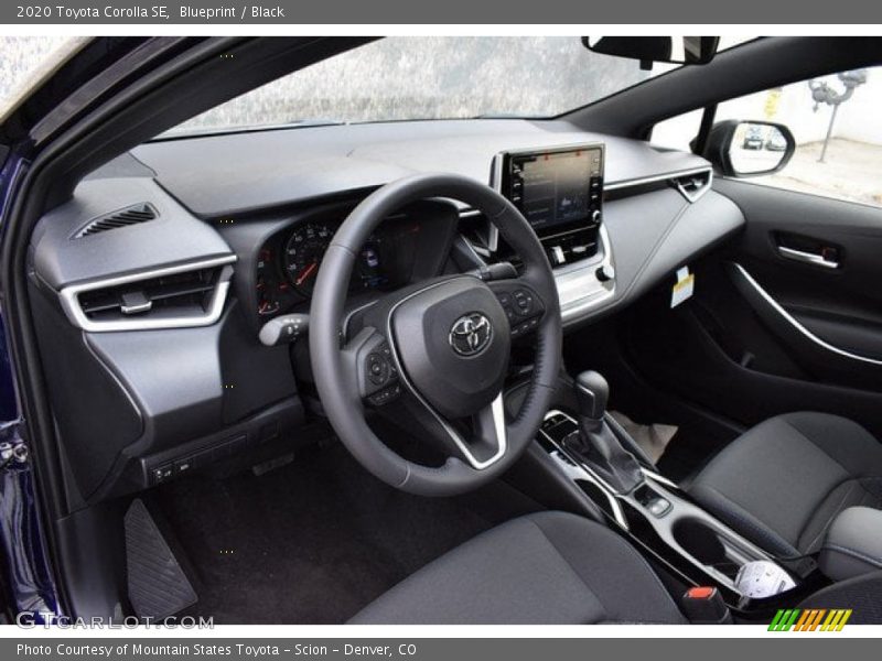  2020 Corolla SE Black Interior