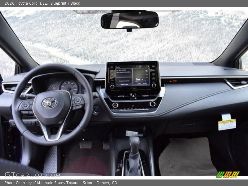 Dashboard of 2020 Corolla SE