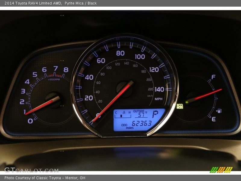 Pyrite Mica / Black 2014 Toyota RAV4 Limited AWD