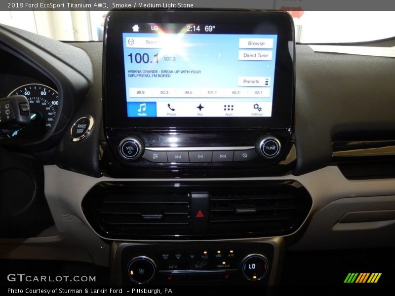 Smoke / Medium Light Stone 2018 Ford EcoSport Titanium 4WD