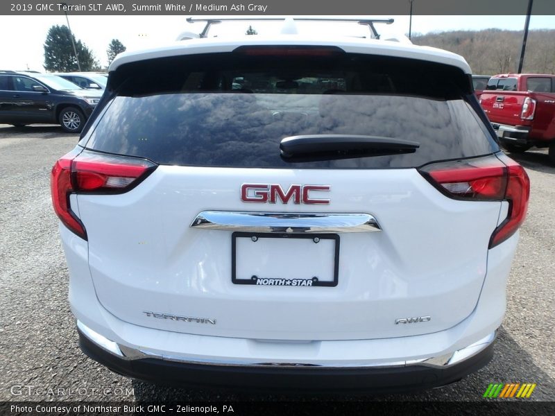 Summit White / Medium Ash Gray 2019 GMC Terrain SLT AWD