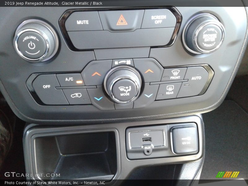 Controls of 2019 Renegade Altitude