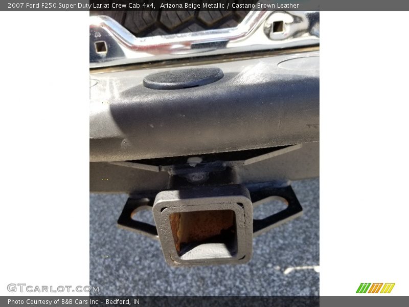 Arizona Beige Metallic / Castano Brown Leather 2007 Ford F250 Super Duty Lariat Crew Cab 4x4