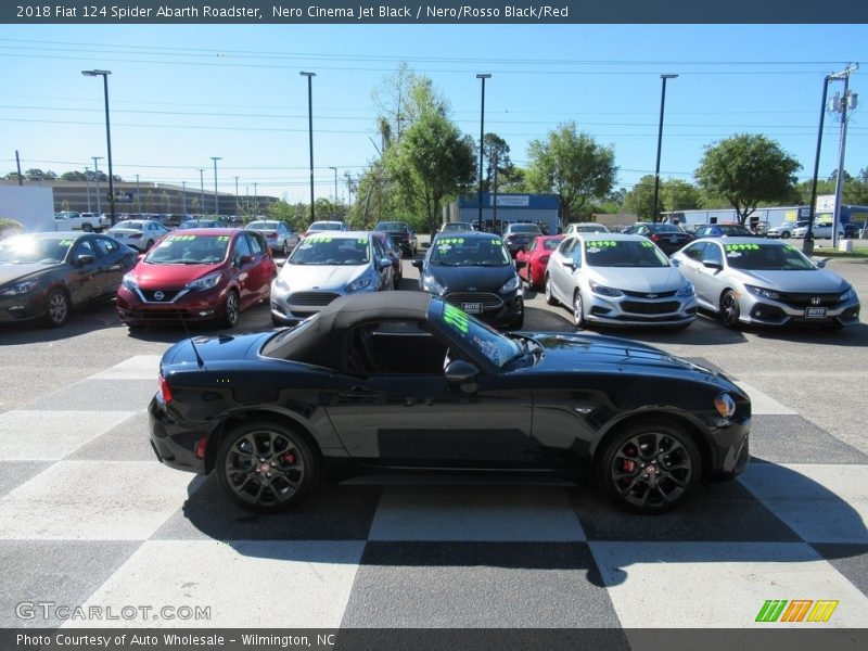 Nero Cinema Jet Black / Nero/Rosso Black/Red 2018 Fiat 124 Spider Abarth Roadster