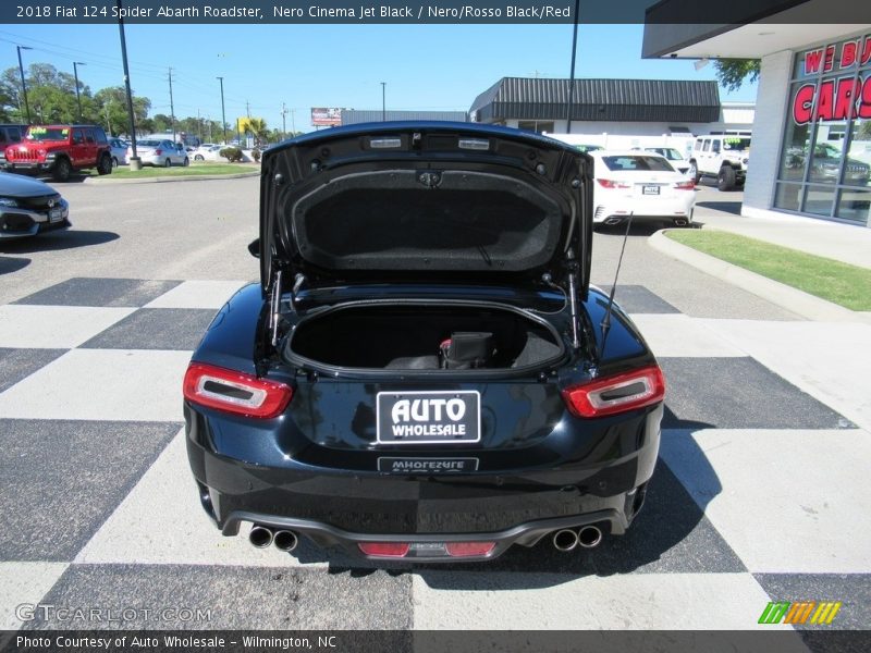 Nero Cinema Jet Black / Nero/Rosso Black/Red 2018 Fiat 124 Spider Abarth Roadster