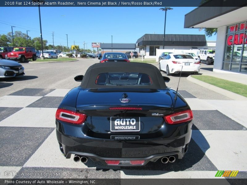 Nero Cinema Jet Black / Nero/Rosso Black/Red 2018 Fiat 124 Spider Abarth Roadster