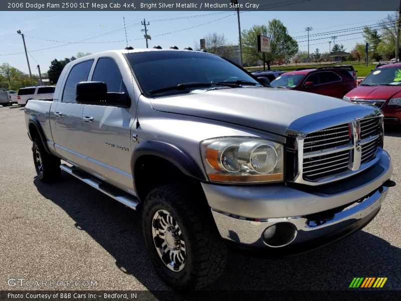 Bright Silver Metallic / Medium Slate Gray 2006 Dodge Ram 2500 SLT Mega Cab 4x4