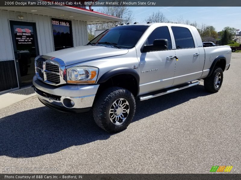 Bright Silver Metallic / Medium Slate Gray 2006 Dodge Ram 2500 SLT Mega Cab 4x4
