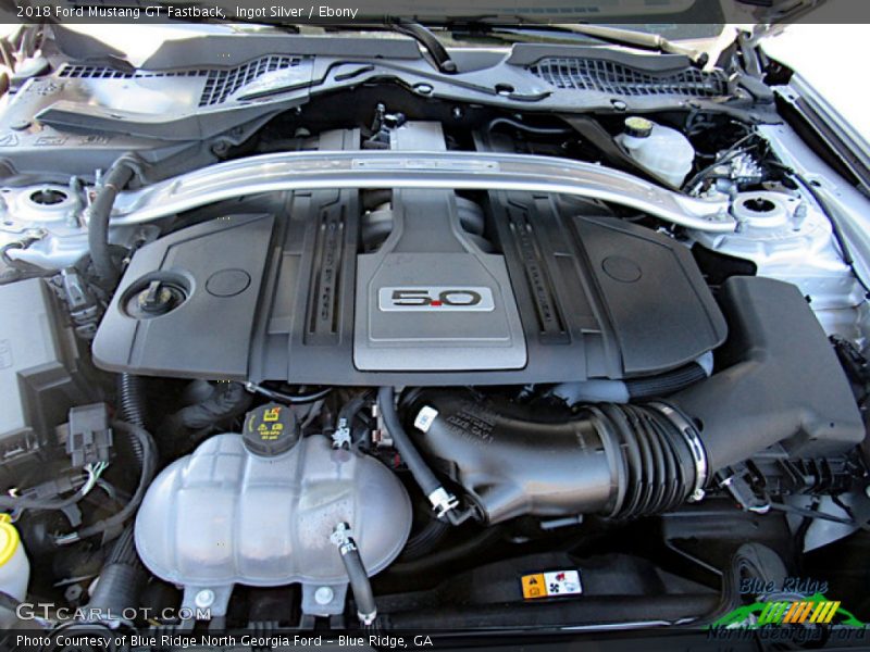  2018 Mustang GT Fastback Engine - 5.0 Liter DOHC 32-Valve Ti-VCT V8