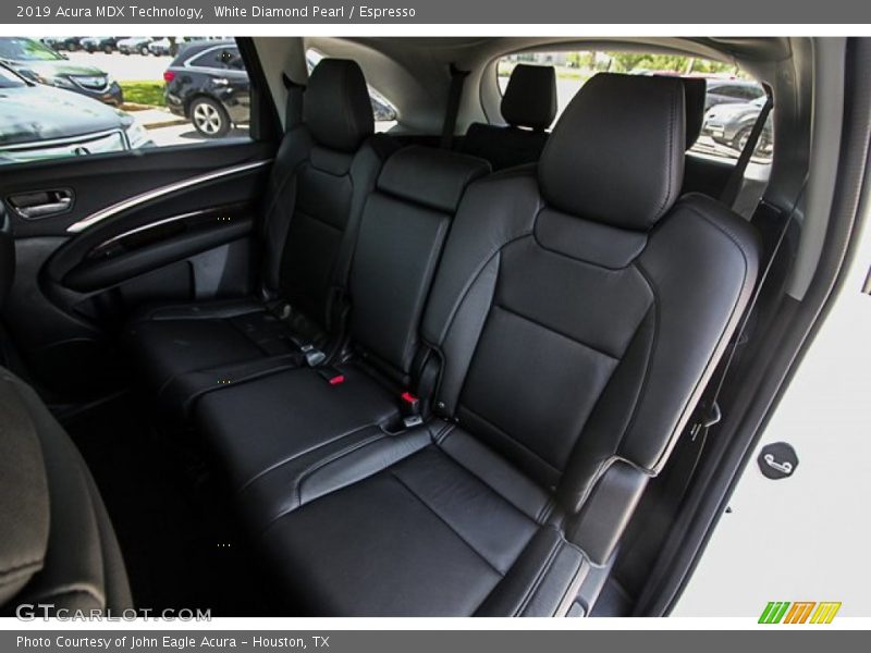 White Diamond Pearl / Espresso 2019 Acura MDX Technology