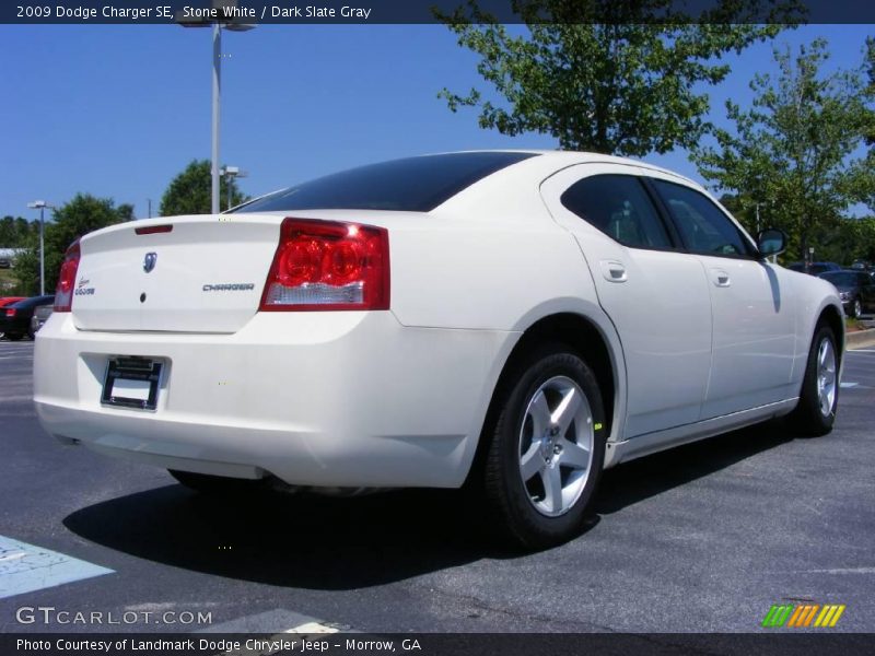 Stone White / Dark Slate Gray 2009 Dodge Charger SE