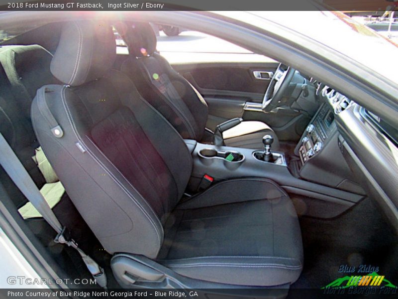 Front Seat of 2018 Mustang GT Fastback
