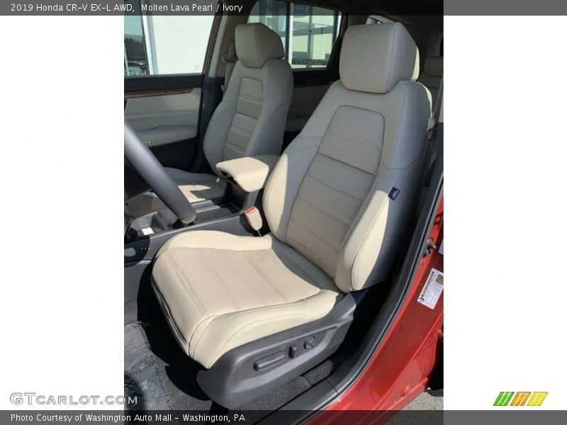 Molten Lava Pearl / Ivory 2019 Honda CR-V EX-L AWD
