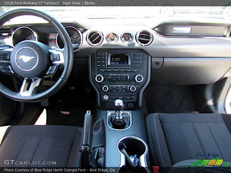 Dashboard of 2018 Mustang GT Fastback