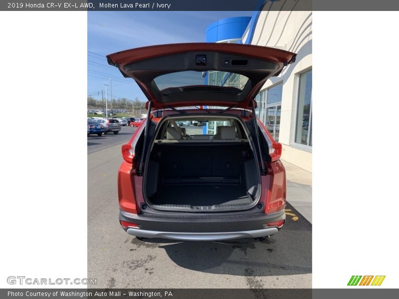 Molten Lava Pearl / Ivory 2019 Honda CR-V EX-L AWD
