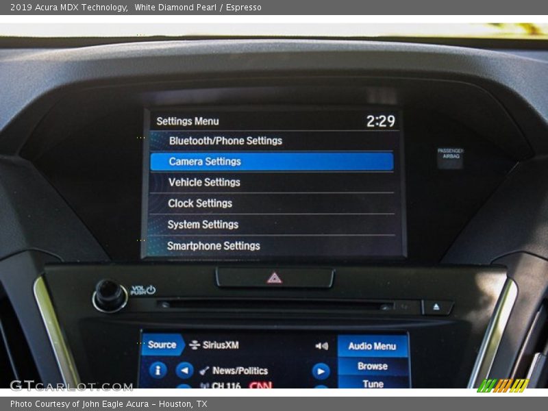 White Diamond Pearl / Espresso 2019 Acura MDX Technology