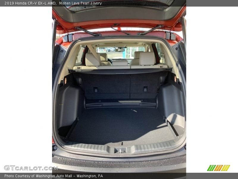 Molten Lava Pearl / Ivory 2019 Honda CR-V EX-L AWD