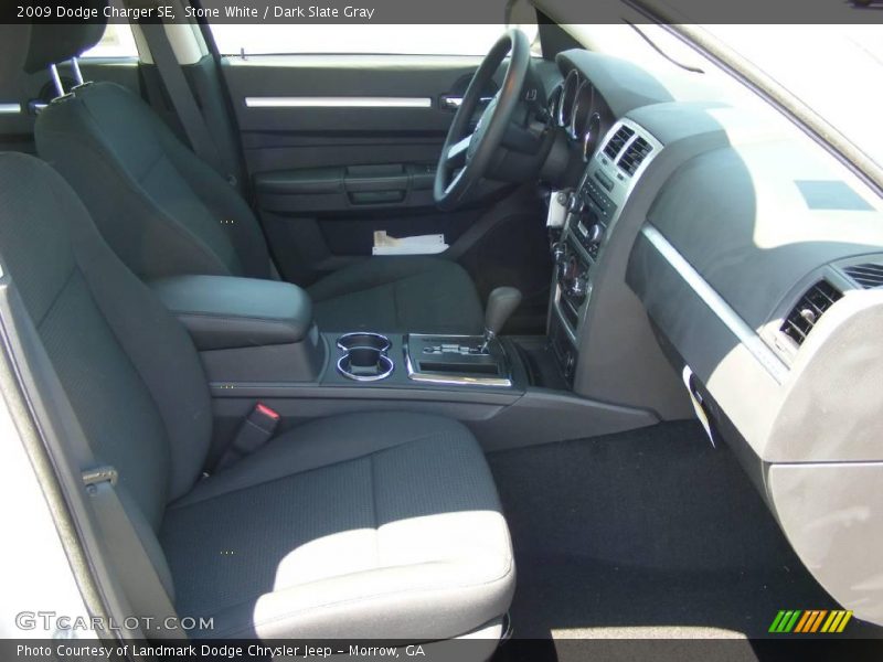 Stone White / Dark Slate Gray 2009 Dodge Charger SE