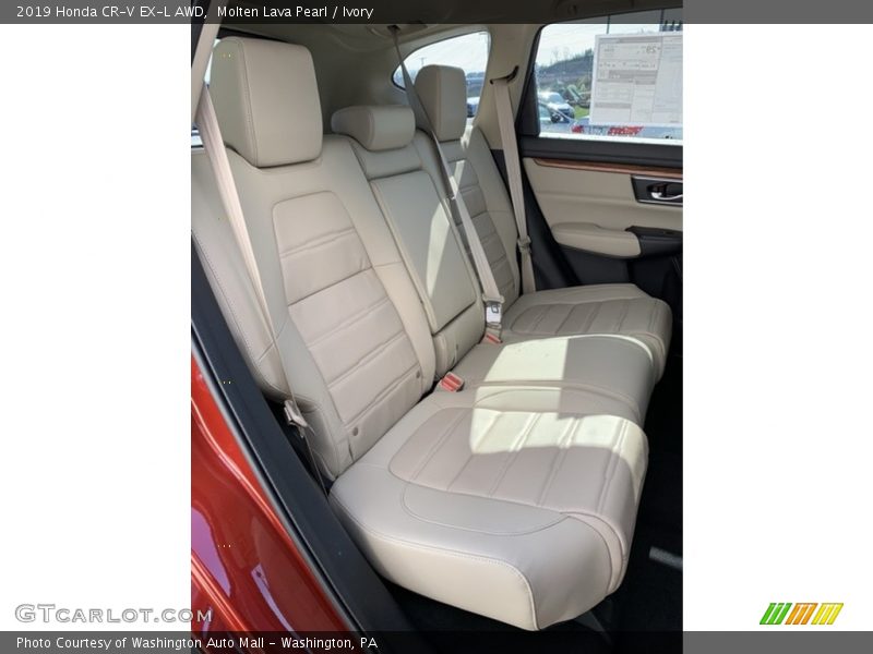 Molten Lava Pearl / Ivory 2019 Honda CR-V EX-L AWD