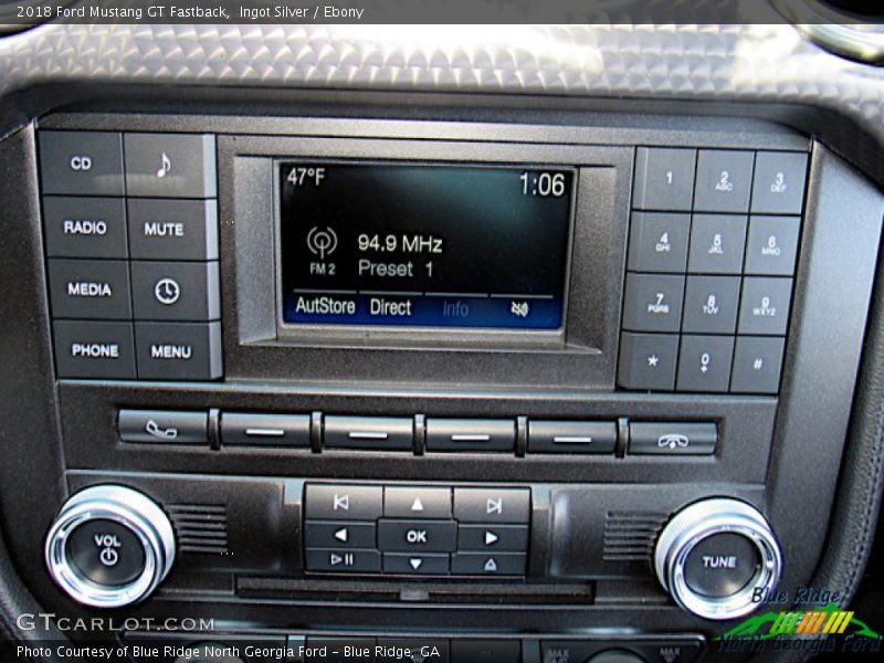 Controls of 2018 Mustang GT Fastback