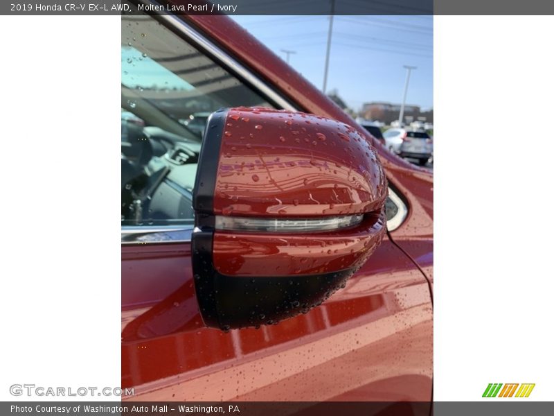 Molten Lava Pearl / Ivory 2019 Honda CR-V EX-L AWD