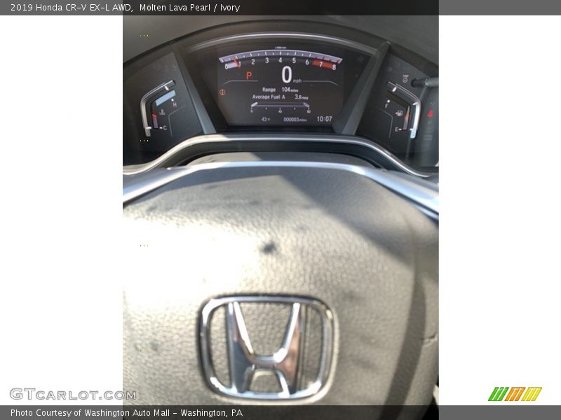 Molten Lava Pearl / Ivory 2019 Honda CR-V EX-L AWD