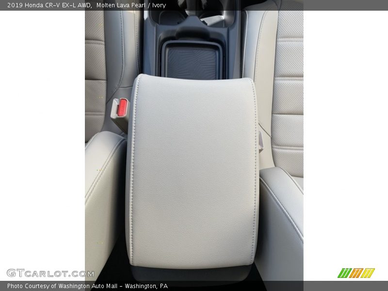 Molten Lava Pearl / Ivory 2019 Honda CR-V EX-L AWD