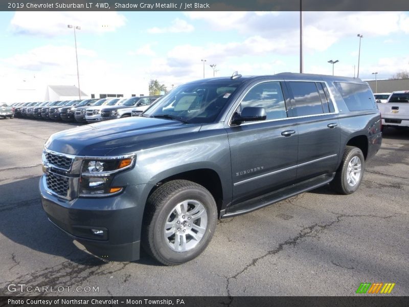 Shadow Gray Metallic / Jet Black 2019 Chevrolet Suburban LT 4WD