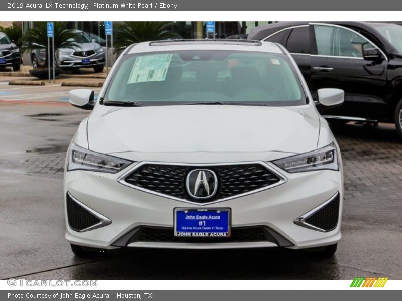 Platinum White Pearl / Ebony 2019 Acura ILX Technology