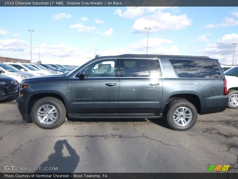 Shadow Gray Metallic / Jet Black 2019 Chevrolet Suburban LT 4WD