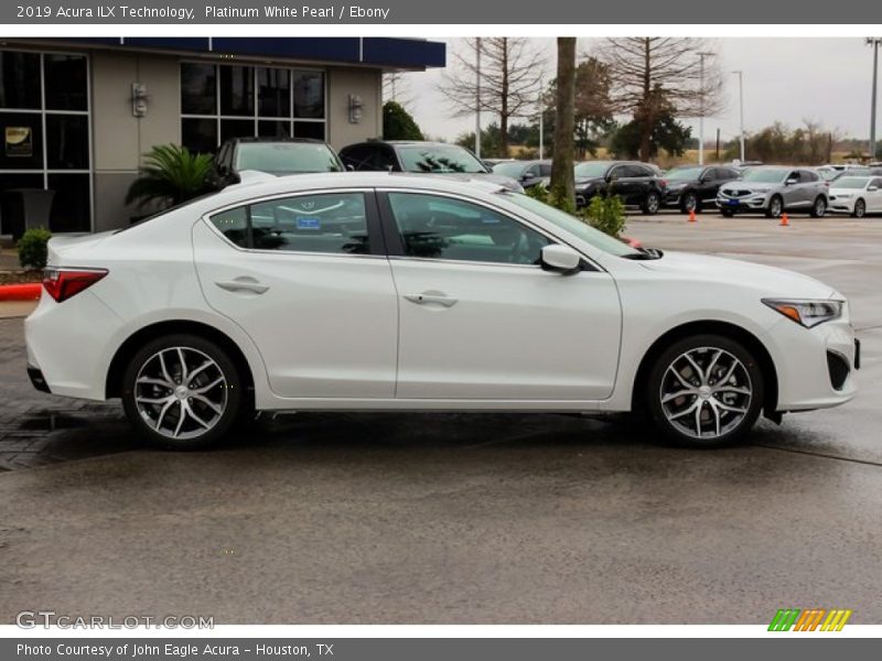 Platinum White Pearl / Ebony 2019 Acura ILX Technology