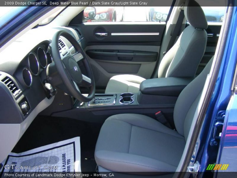 Deep Water Blue Pearl / Dark Slate Gray/Light Slate Gray 2009 Dodge Charger SE