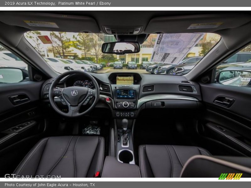 Platinum White Pearl / Ebony 2019 Acura ILX Technology